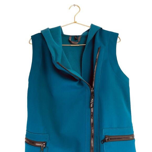 ILLE OLLA PRACTICAL FRANCI VEST Size L - DARK PETROL ACTIVE LUX ZIPPER 545 - Picture 2 of 9